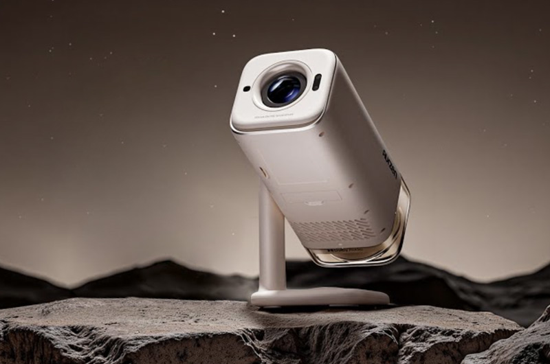 Aurzen Boom Air 1080p Smart Portable Projector Review Hero Shot