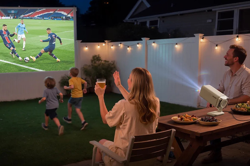 Aurzen Boom Air 1080p Smart Portable Projector Review Lifestyle 4