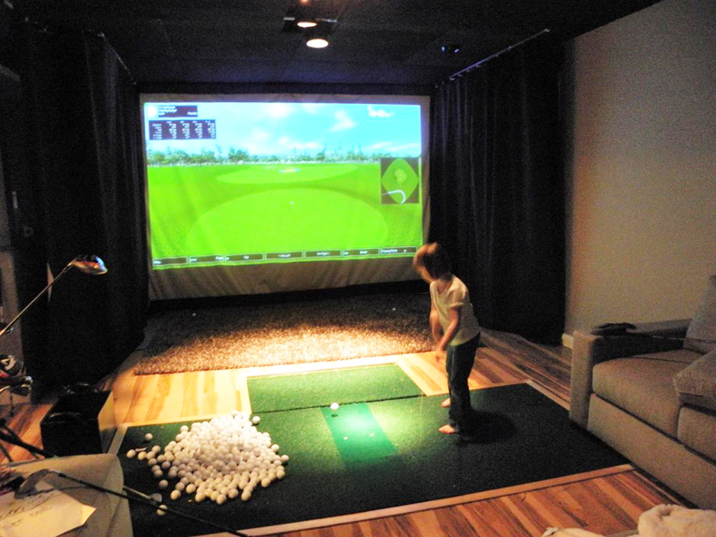 Dual purpose sim golfsim 800