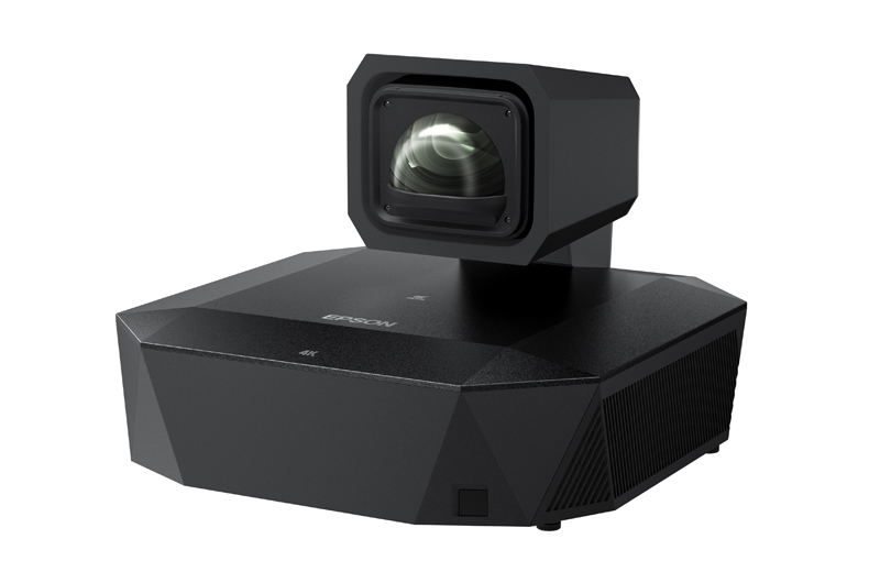 Epson QL7000 Projector Review Front Angle Black with Lens