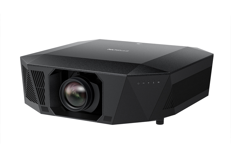 Epson QL7000 Projector Review Front Angle Black